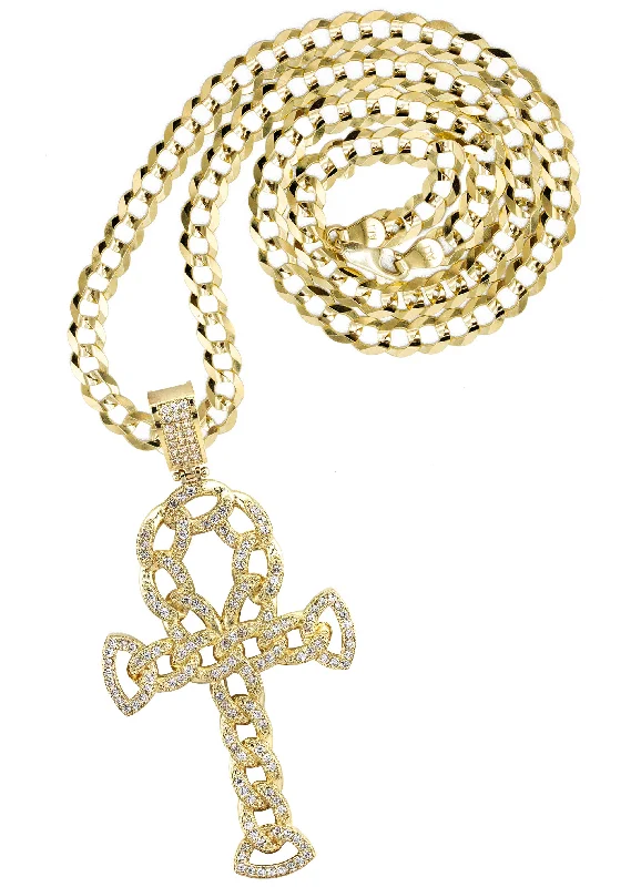 Bestselling Jewelry At Special Promotional Rates 10K Yellow Gold Ankh Necklace | Small 9 Grams - Large 26 Grams Bestselling Jewelry At Special Promotional Rates 10K Yellow Gold Ankh Necklace | Small 9 Grams - Large 26 Grams