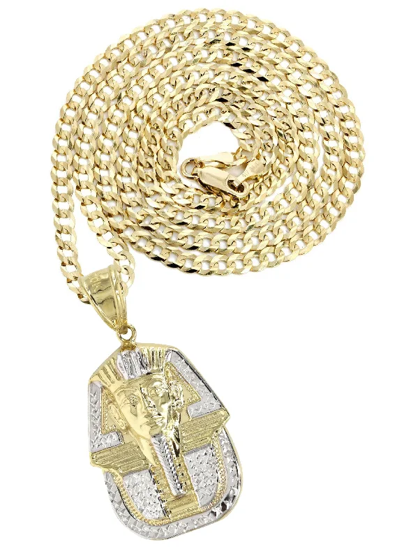 Shop Modern Jewelry Collections With Exclusive Discounts 10K Yellow Gold Pharaoh Necklace | Appx. 14.3 Grams Shop Modern Jewelry Collections With Exclusive Discounts 10K Yellow Gold Pharaoh Necklace | Appx. 14.3 Grams