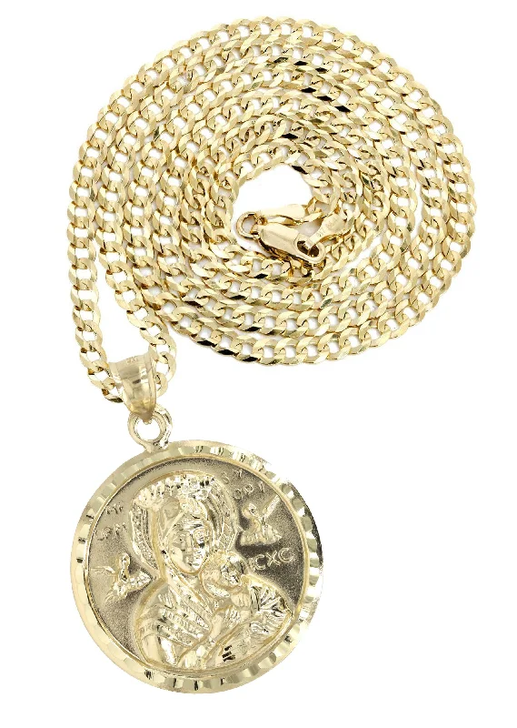 Must-Have Jewelry Pieces At Reduced Prices 10K Yellow Gold Virgin Mary Necklace | Appx. 14.5 Grams Must-Have Jewelry Pieces At Reduced Prices 10K Yellow Gold Virgin Mary Necklace | Appx. 14.5 Grams