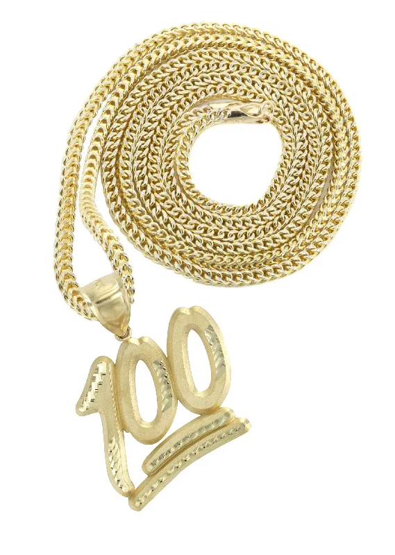 Unmissable Jewelry Clearance – Final Reductions 10K Yellow Gold 100 Necklace | Appx. 14.8 Grams Unmissable Jewelry Clearance – Final Reductions 10K Yellow Gold 100 Necklace | Appx. 14.8 Grams