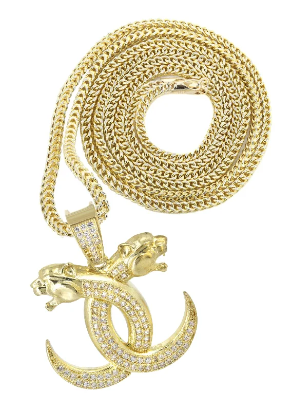 Jewelry Sale – Exclusive Styles At Lower Prices 10K Yellow Gold Lion Heads Necklace | Appx. 16.2 Grams Jewelry Sale – Exclusive Styles At Lower Prices 10K Yellow Gold Lion Heads Necklace | Appx. 16.2 Grams