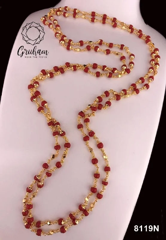 Breathtaking Jewelry At Limited-Time Savings 23.5 kt gold plated Guaranteed coral chain/pearl 30 INCHES 8119N Breathtaking Jewelry At Limited-Time Savings 23.5 kt gold plated Guaranteed coral chain/pearl 30 INCHES 8119N
