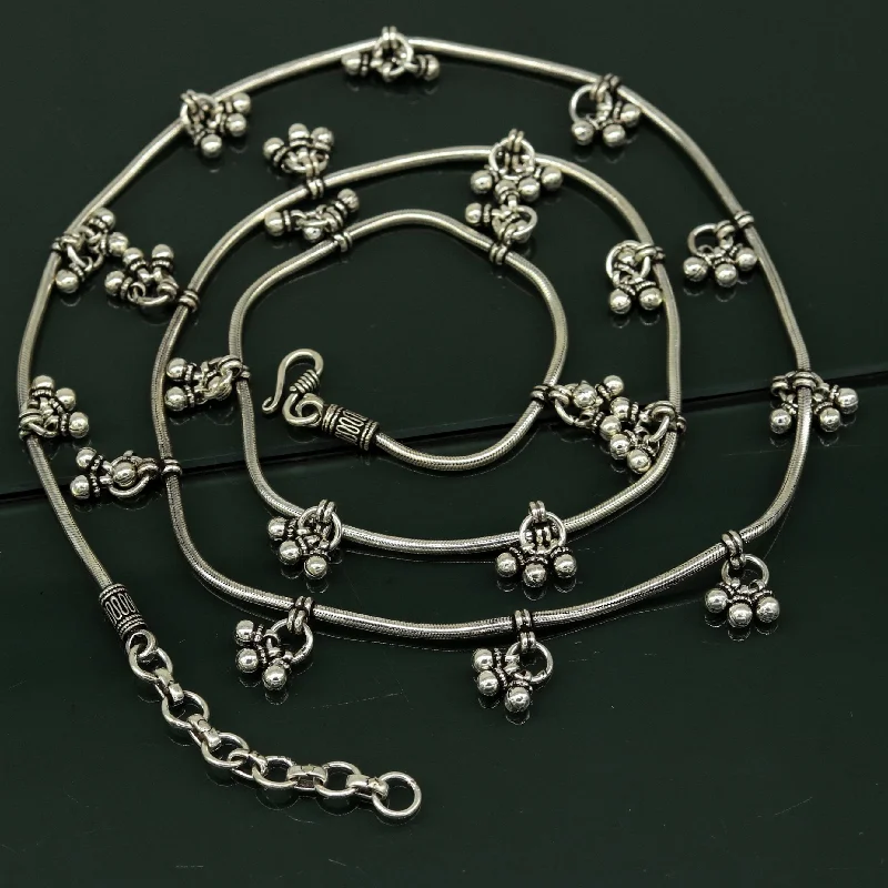 Grab Your Dream Jewelry At The Lowest Prices 34.5" to 36.5" 925 sterling silver handmade vintage design customized snake chain belly chain waist chain, sari chain, wedding jewelry wch07 Grab Your Dream Jewelry At The Lowest Prices 34.5" to 36.5" 925 sterling silver handmade vintage design customized snake chain belly chain waist chain, sari chain, wedding jewelry wch07