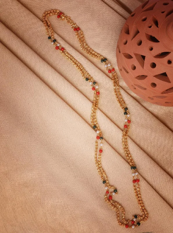 Best-Selling Jewelry Now Available At Special Deals 1 gm Microgold plating JCP Jade Coral Pearl bead Mangalya chain 30 inches 9060n Best-Selling Jewelry Now Available At Special Deals 1 gm Microgold plating JCP Jade Coral Pearl bead Mangalya chain 30 inches 9060n