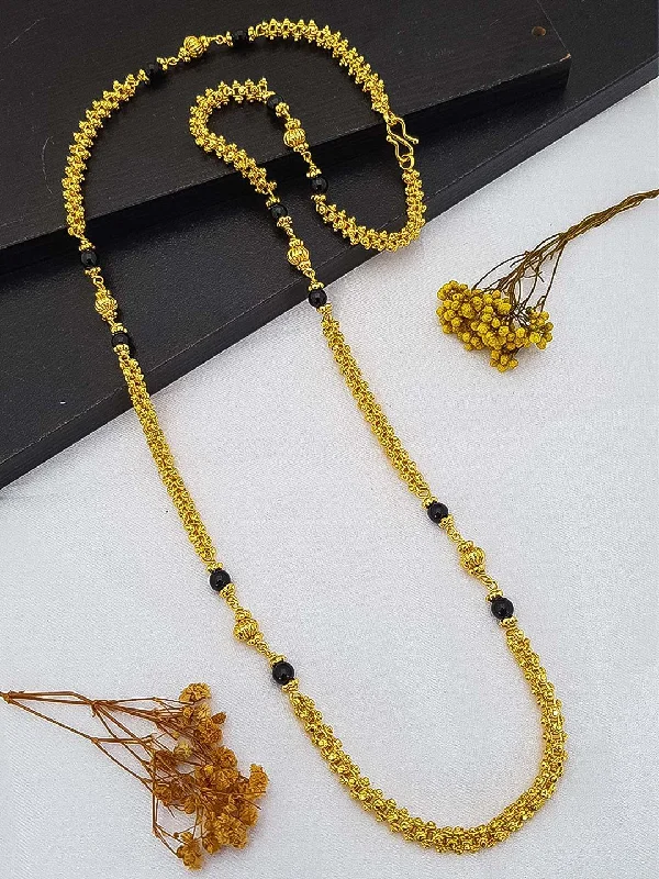 Elegant Jewelry, Exclusive Prices – Shop Now Microgold Plated Black Beed Chains Mangalsutra Elegant Jewelry, Exclusive Prices – Shop Now Microgold Plated Black Beed Chains Mangalsutra