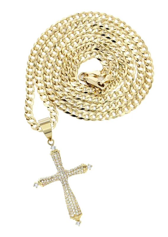 Trending Jewelry Now At Unbeatable Prices 10K Yellow Gold Cross Necklace | Appx. 16.1 Grams Trending Jewelry Now At Unbeatable Prices 10K Yellow Gold Cross Necklace | Appx. 16.1 Grams
