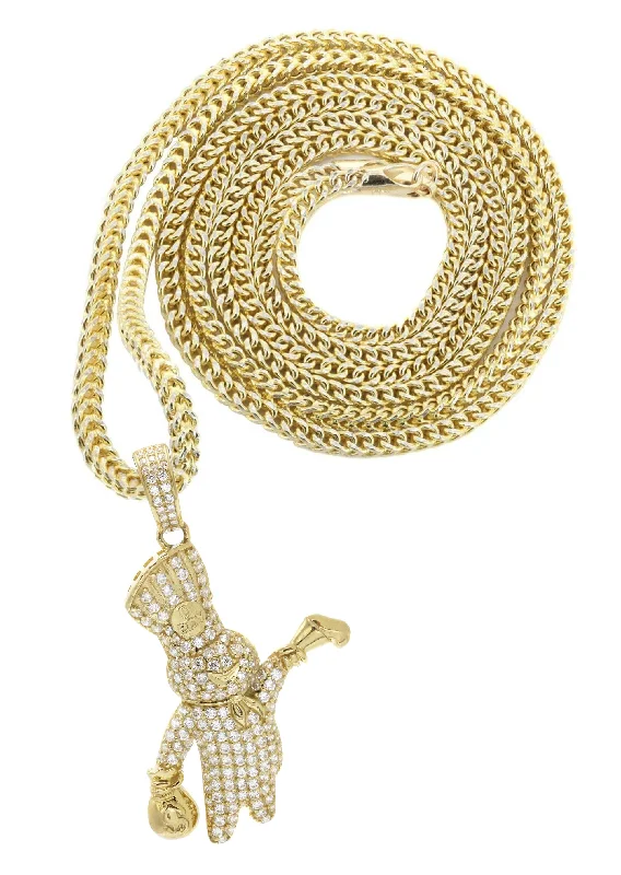 Best Jewelry Deals – Premium Quality At Exclusive Discounts 10K Yellow Gold Pillsbury Doughboy Necklace | Appx. 15.7 Grams Best Jewelry Deals – Premium Quality At Exclusive Discounts 10K Yellow Gold Pillsbury Doughboy Necklace | Appx. 15.7 Grams