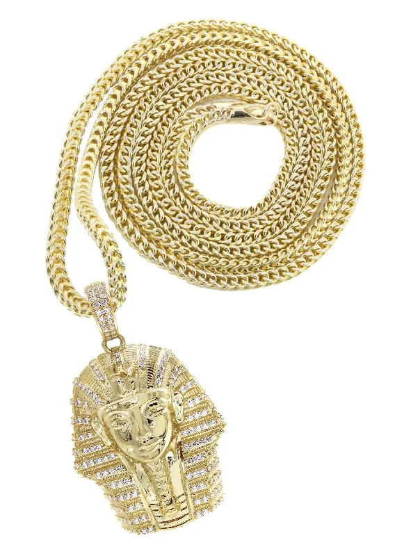 Exclusive Gemstone Jewelry Markdowns – Shop Now 10K Yellow Gold Pharaoh Necklace | Appx. 17.5 Grams Exclusive Gemstone Jewelry Markdowns – Shop Now 10K Yellow Gold Pharaoh Necklace | Appx. 17.5 Grams