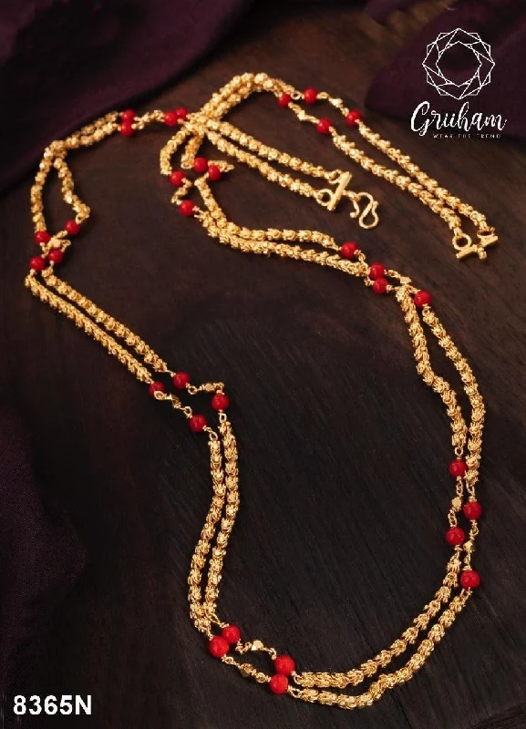 Exclusive Online Discounts On Stylish Jewelry 23.5 kt gold plated Guaranteed beads chain 30 INCHES 8365N Exclusive Online Discounts On Stylish Jewelry 23.5 kt gold plated Guaranteed beads chain 30 INCHES 8365N