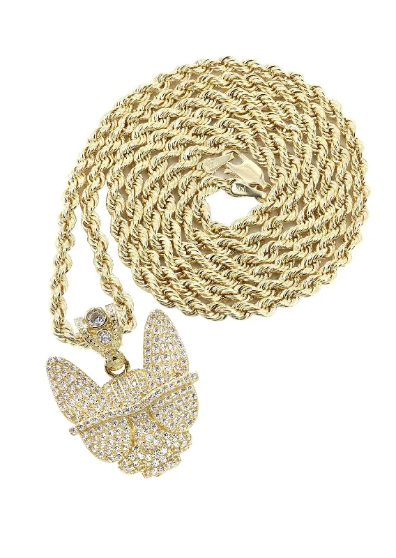 Seasonal Jewelry Clearance – Best Styles At The Lowest Prices 10K Yellow Gold Dog With Glasses Necklace | Appx. 15.8 Grams Seasonal Jewelry Clearance – Best Styles At The Lowest Prices 10K Yellow Gold Dog With Glasses Necklace | Appx. 15.8 Grams