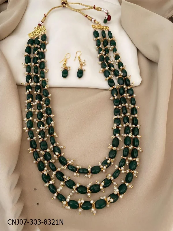Shop Stylish Jewelry Now And Save Big Multi layer Green Beads Chain/ 30 INCHES 8321N Shop Stylish Jewelry Now And Save Big Multi layer Green Beads Chain/ 30 INCHES 8321N