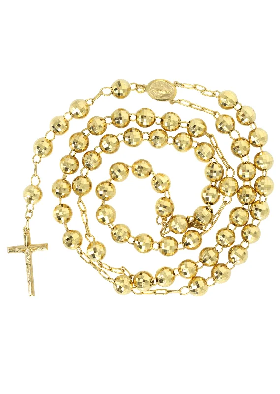 Elegant Rose Gold Jewelry For A Stylish Touch Rosary Yellow Gold Chain 10K