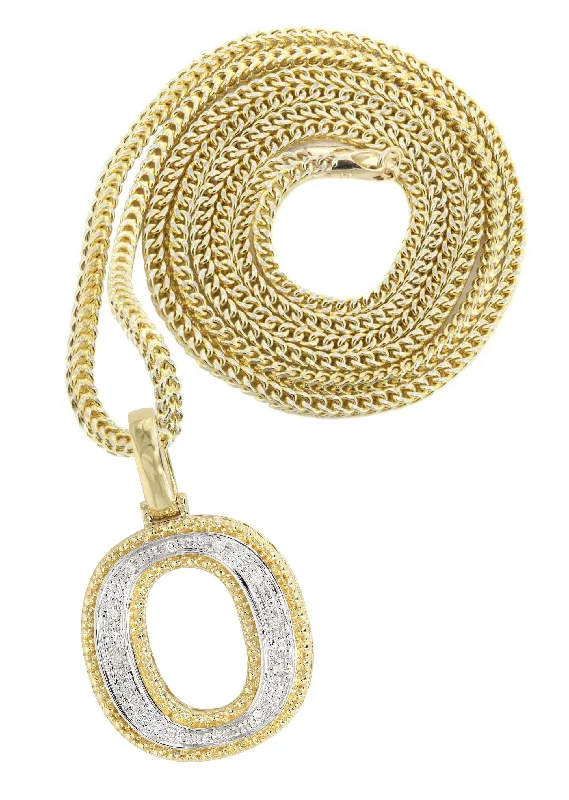 Trending Jewelry Styles Now At Limited-Time Discounts Diamond 10K Yellow Gold Letter "O" Necklace | Appx. 13.8 Grams Trending Jewelry Styles Now At Limited-Time Discounts Diamond 10K Yellow Gold Letter "O" Necklace | Appx. 13.8 Grams