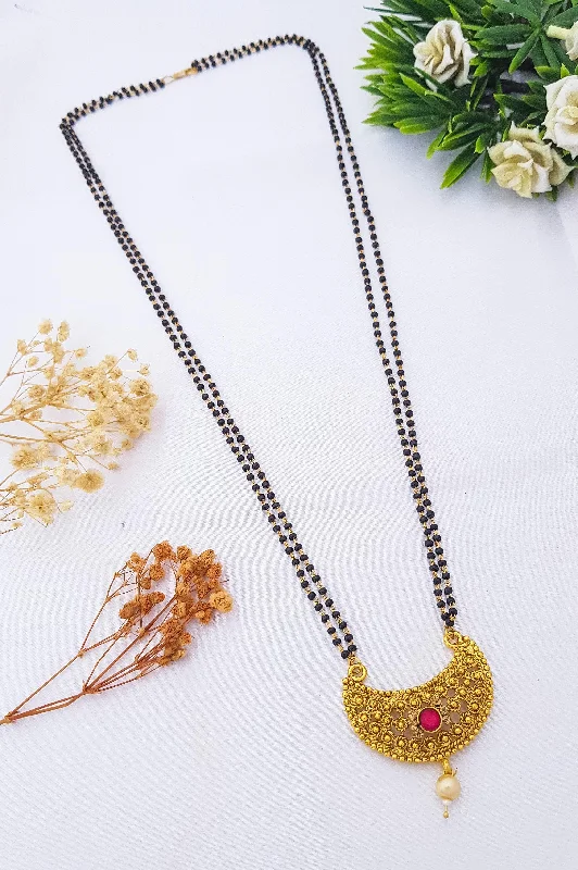 Buy More, Save More – Special Jewelry Discounts Gold Plated Mangalsutra with Pendant 19166N Buy More, Save More – Special Jewelry Discounts Gold Plated Mangalsutra with Pendant 19166N