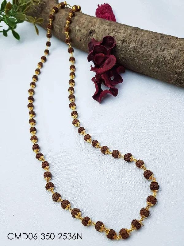 Limited-Time Offer On Premium Jewelry Collections Premium Gold Finish Real Rudraksh Chain 30 inches CMD06-350-2536N Limited-Time Offer On Premium Jewelry Collections Premium Gold Finish Real Rudraksh Chain 30 inches CMD06-350-2536N