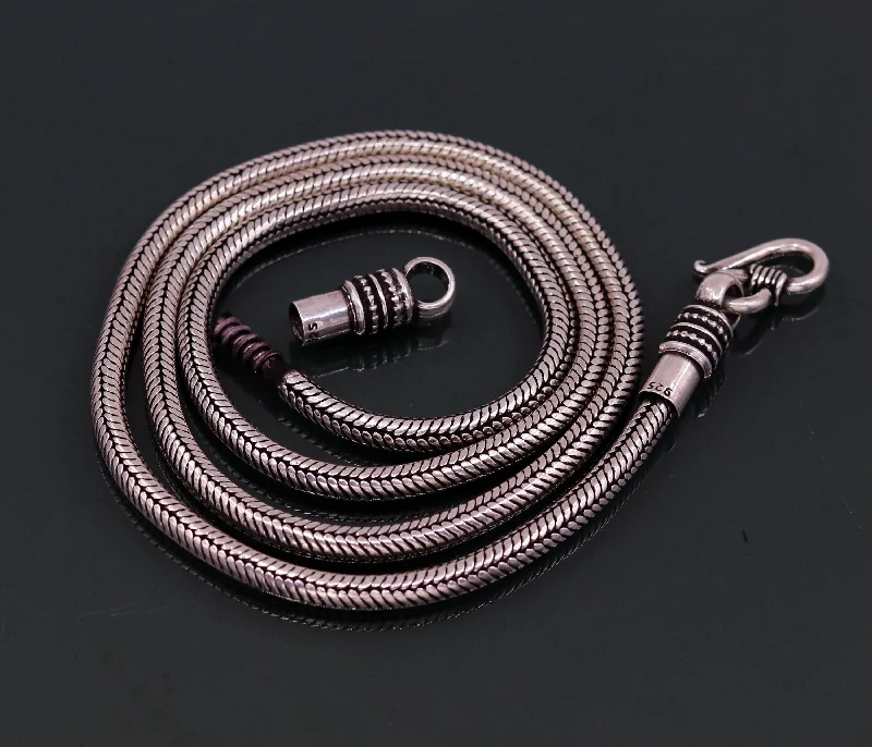 The Ultimate Jewelry Sale – Shop Premium Styles Vintage design 925 sterling silver handmade snake chain, screw chain, pendant chain, excellent oxidized silver necklace tribal jewelry ch68 The Ultimate Jewelry Sale – Shop Premium Styles Vintage design 925 sterling silver handmade snake chain, screw chain, pendant chain, excellent oxidized silver necklace tribal jewelry ch68