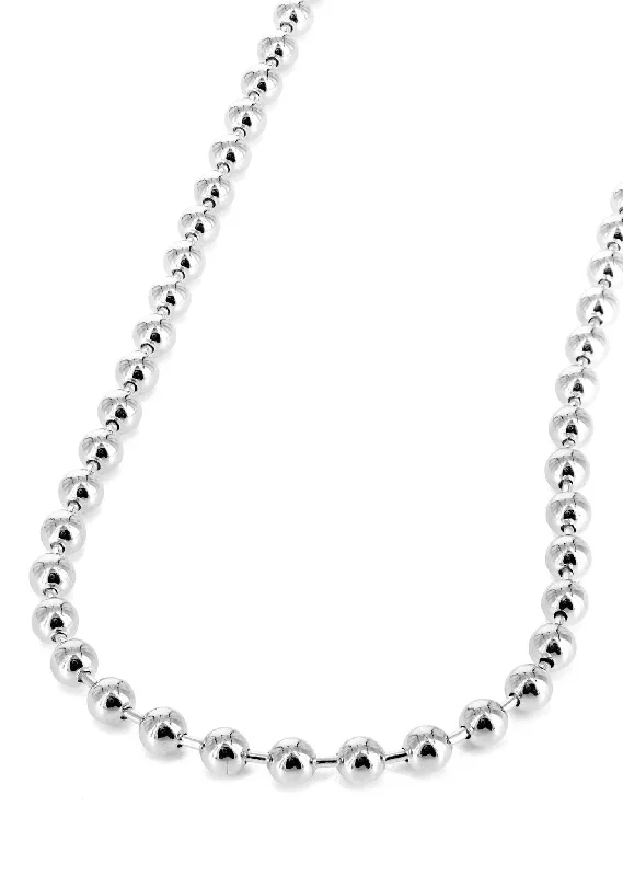 Customized Silver Jewelry For Unique Style 14K White Gold Chain - White Dog Tag Chain Customized Silver Jewelry For Unique Style 14K White Gold Chain - White Dog Tag Chain