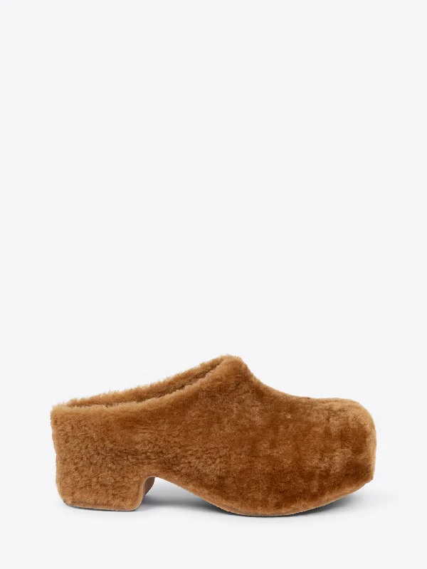 Comfortable Minimalist Shoes Sherpa clogs