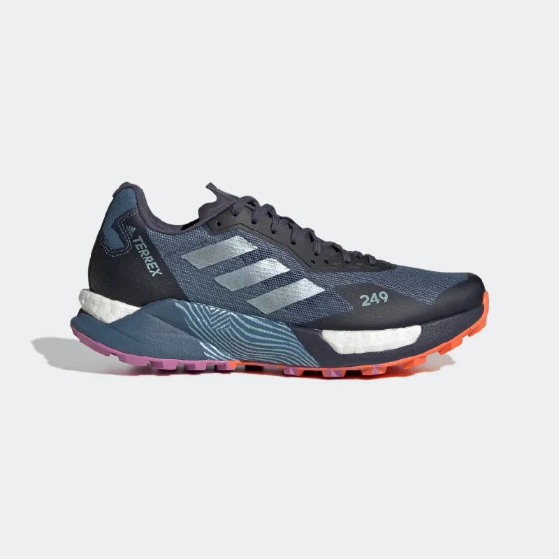 Walking Comfort Shoes Adidas Women's Agravic Ultra Trail Running Shoes - Wonder Steel / Magic Grey Met / Pulse Lilac