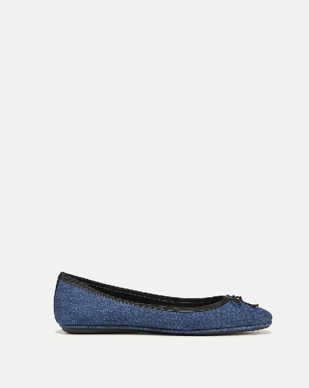 Hot Styles Beatrix Denim Ballet Flat