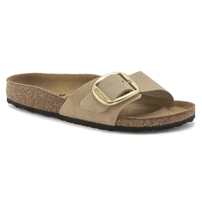 High-Quality Casual Shoes Birkenstock Women's Madrid Big Buckle Sandal - Nubuck Leather