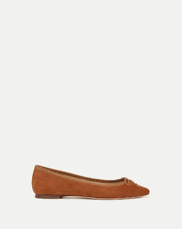 Weekend Exclusive Catherine Suede Ballet Flat