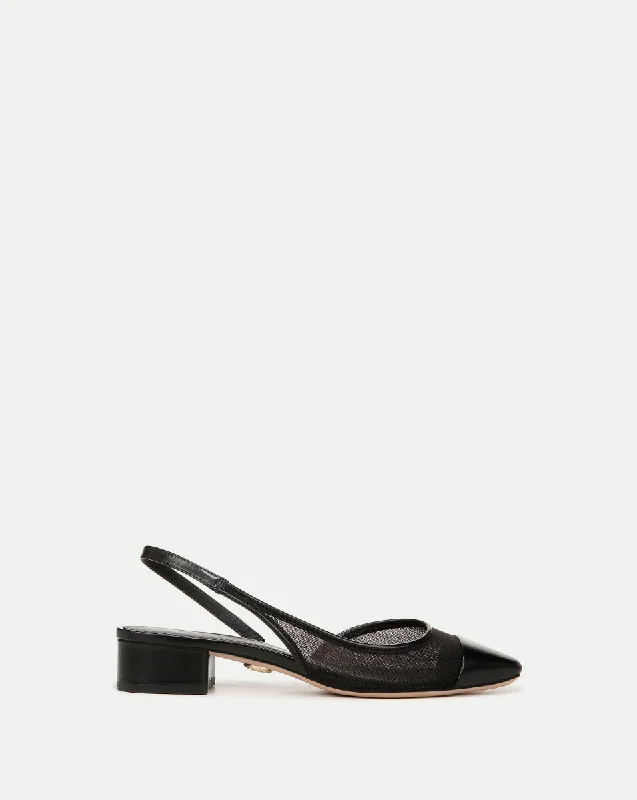 Sale On Sale Cecile Mesh Cap-Toe Slingback