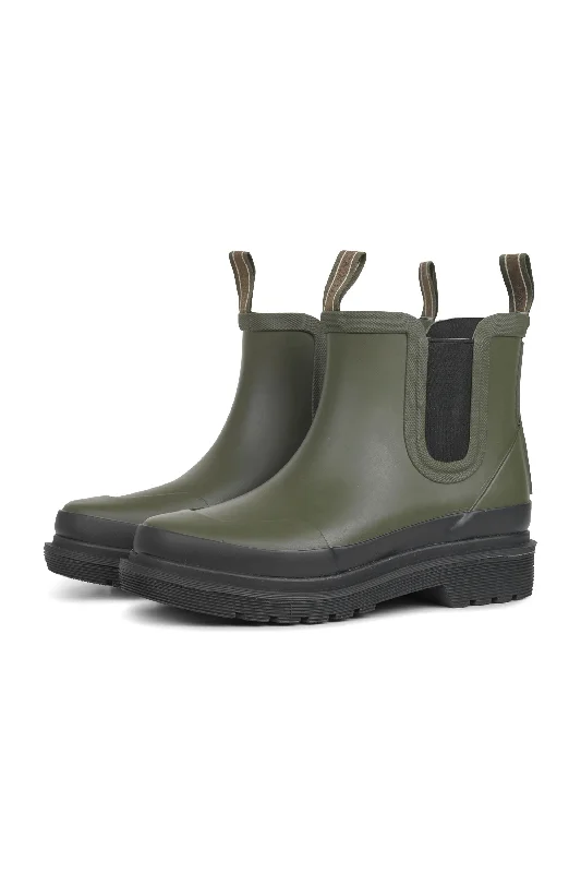 Soft Cushion Shoes Discount Chelsea Rain Army Boot