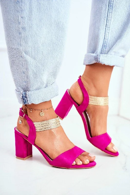 Hot Styles Step In Style Gold Strap Heeled Sandals