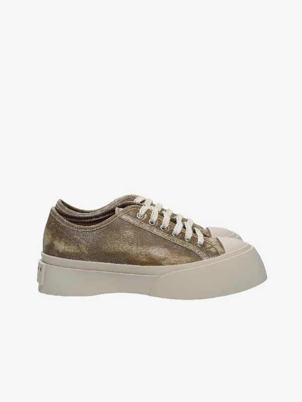 Elegant Fashion Offers MARNI - Women Nappa Leather Pablo Lace-Up Sneaker