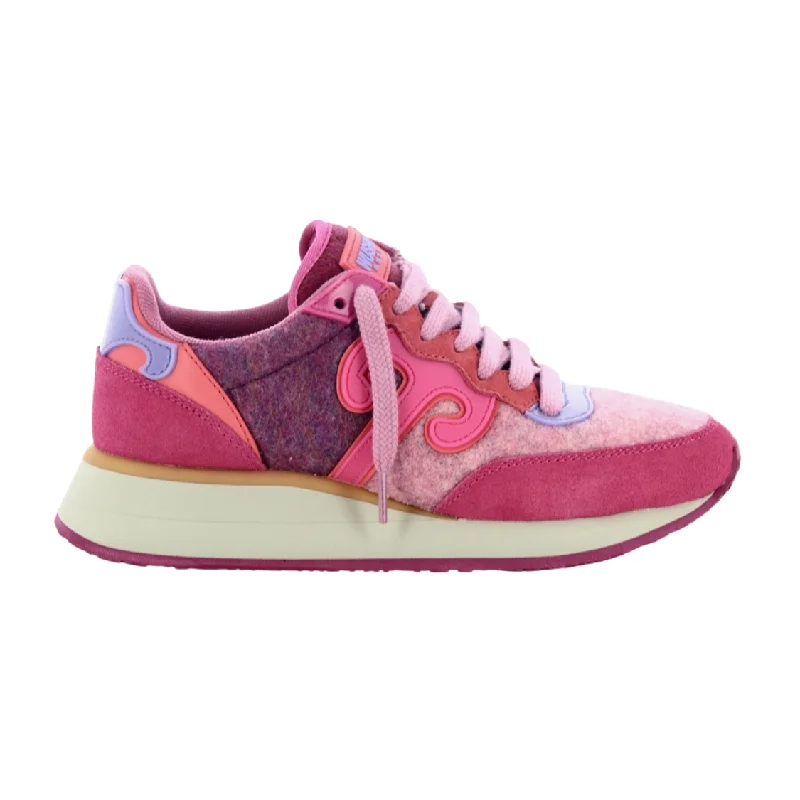 Bold Style Discounts Master Wool Fuschia Trainer