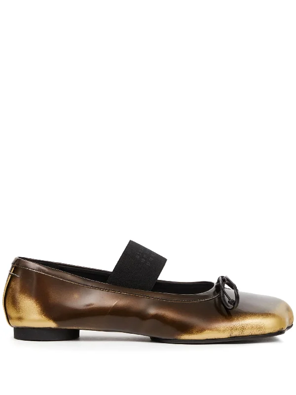 Vintage-Inspired Style Offers MM6 Maison Margiela - Women Anatomic Ballet Flats