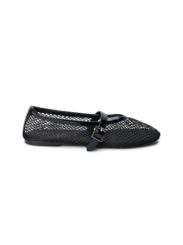 Ride The Style Wave Nolita Ballet Flats in Black