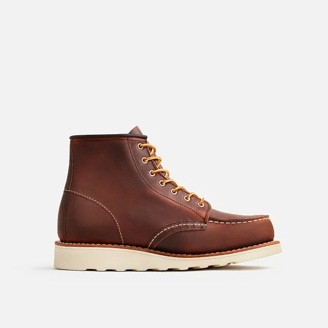 Trendy And Breathable Shoes Red Wing Heritage Women’s #3428 Moc Boot - Copper Rough & Tough