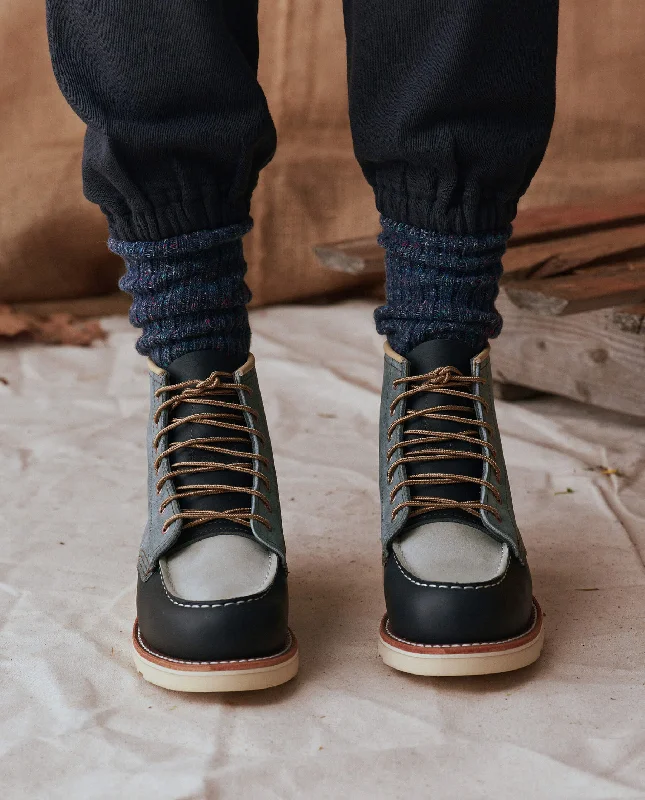 Romantic Chic Deals The Red Wing Heritage Boot. -- Indigo Colorblock