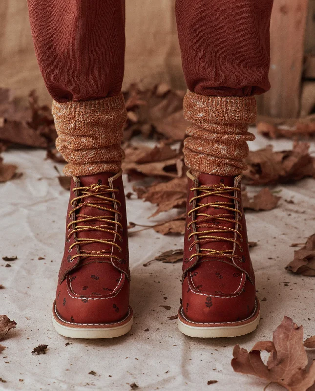 Contemporary Chic Promotions The Red Wing Heritage Boot. -- Oro Legacy Embossed Floral