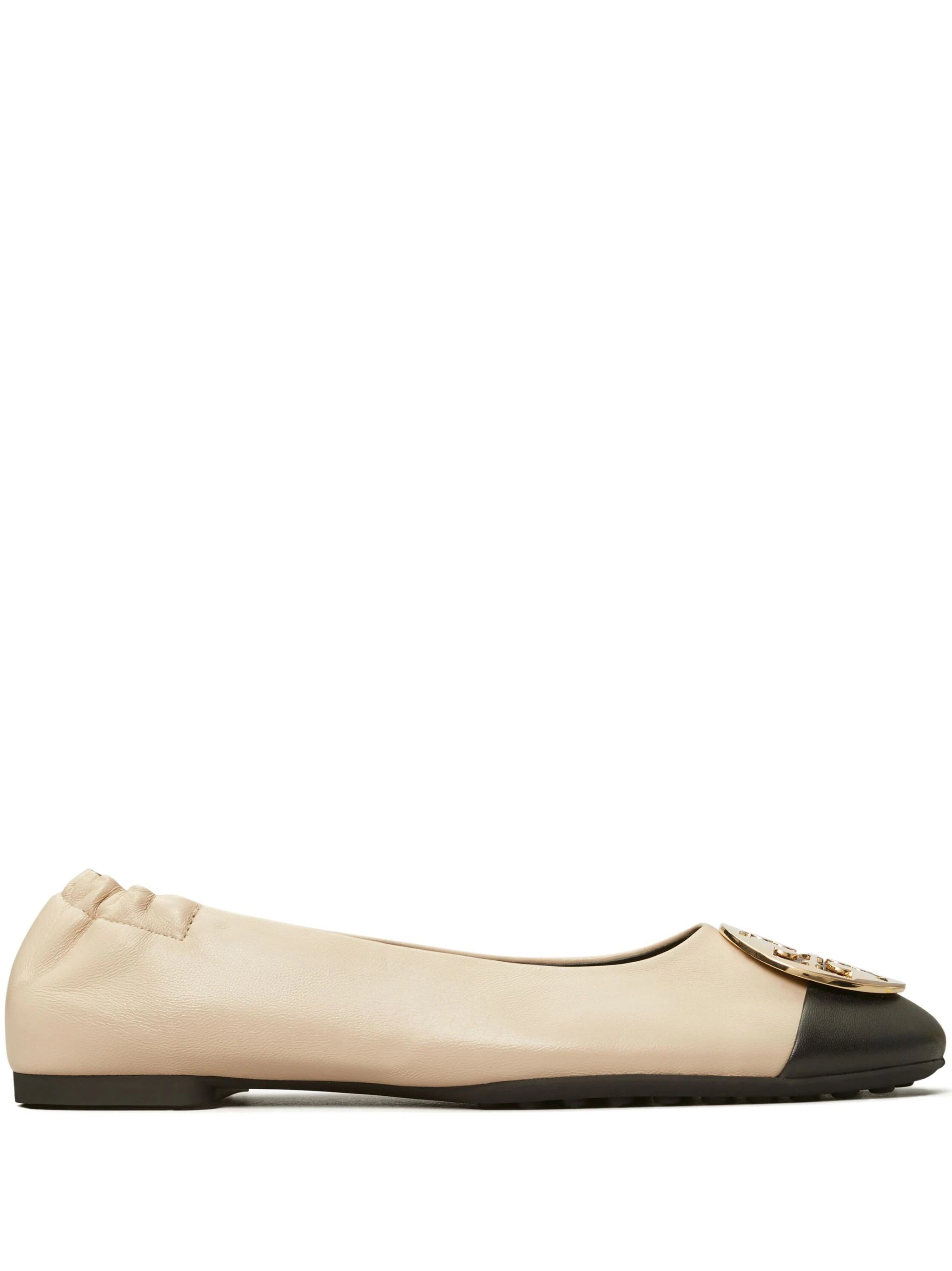 Flash Sale TORY BURCH - Women Claire Cap-Toe Ballet Shoes