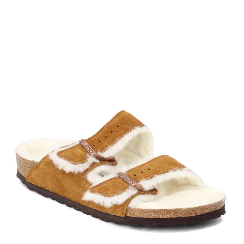 Statement Boots Offers Women's Birkenstock, Arizona Shearling Lined Sandal - Narrow Width