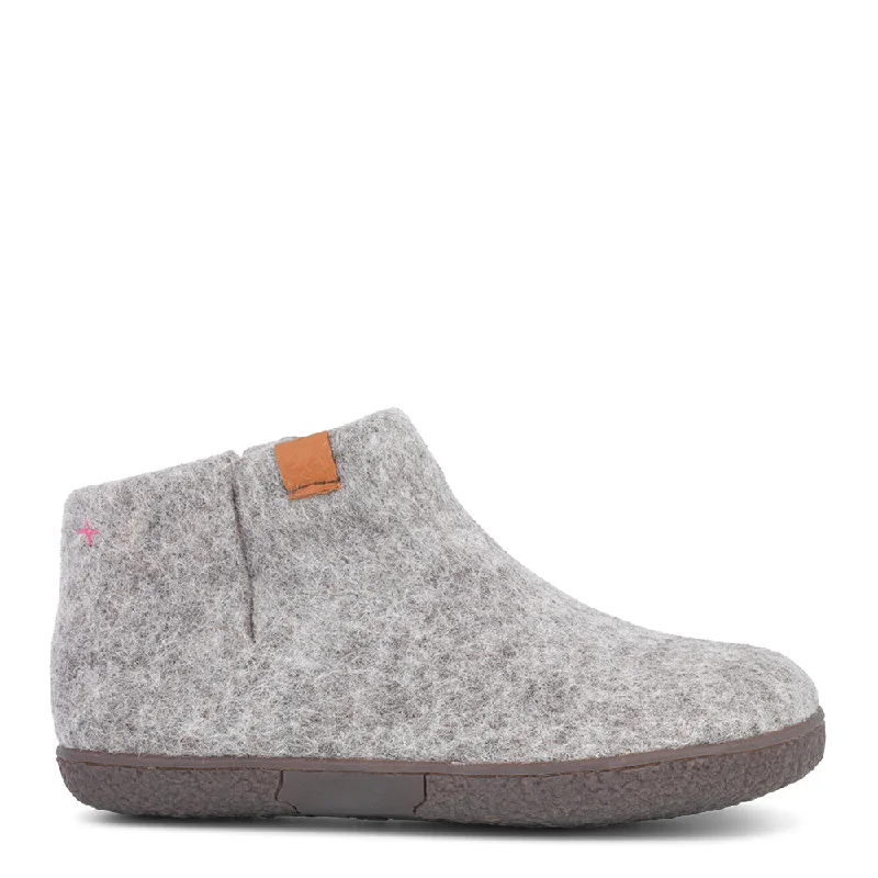 Everyday Fashion Shoes Womens Nepal Wool Felt Boot - Light Grey