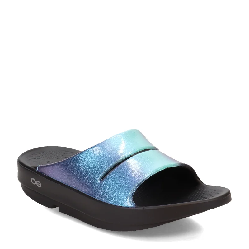 All-Day Comfort Shoes Women's Oofos, OOahh Luxe Slide Sandal