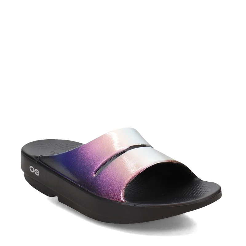 Non-Slip Shoes Women's Oofos, OOahh Luxe Slide Sandal