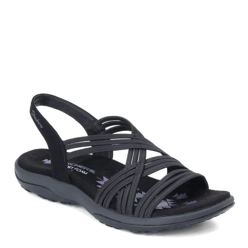 Sleek Dress Shoes Deal Women's Skechers, Reggae Slim - Simply Stretch Sandal