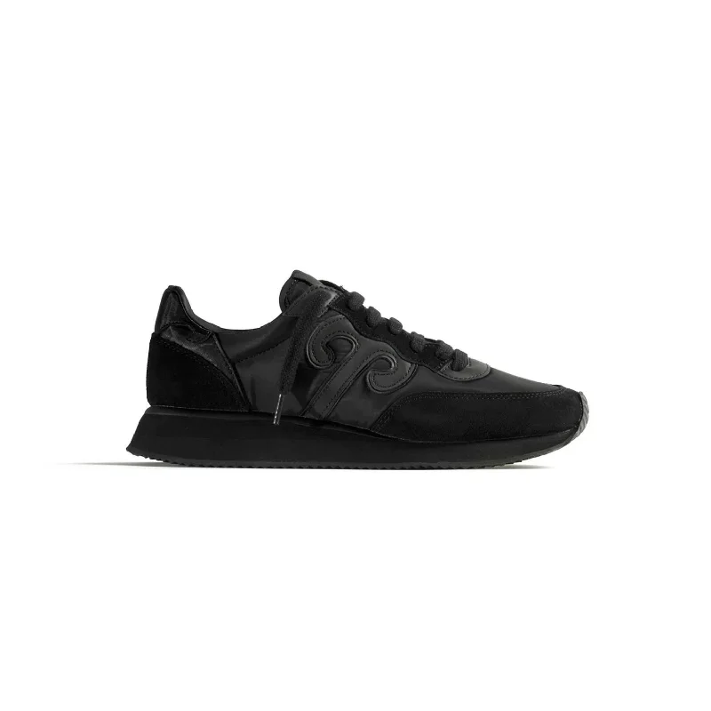 Playful Fashion Offers Trainer dark black