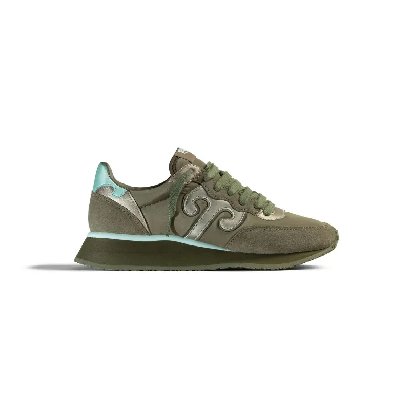 Sleek Style Discounts Trainer Dusky Green