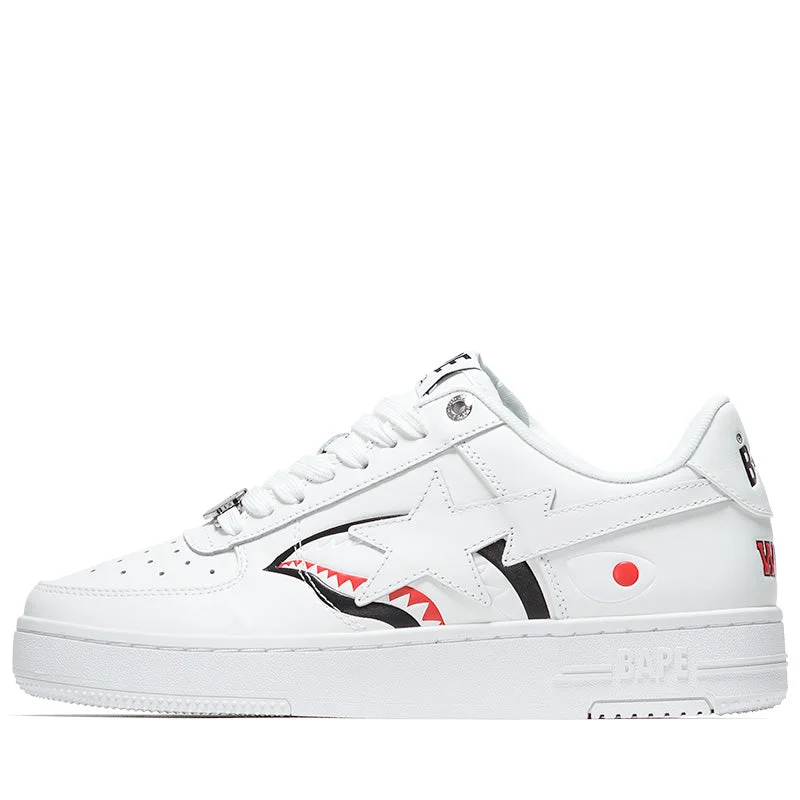 Mega Sale A Bathing Ape Shark Bape Sta M2 - White