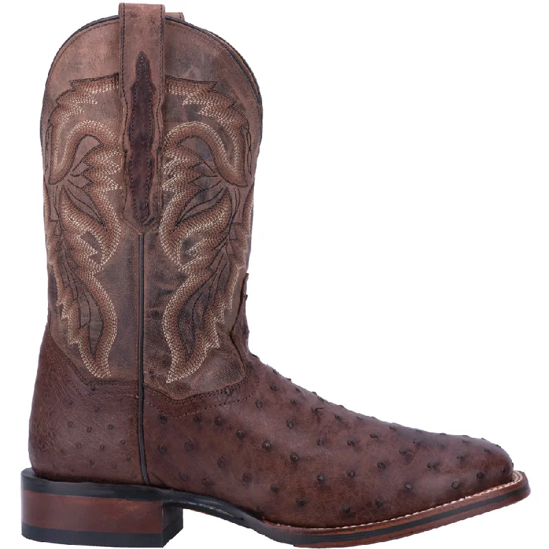 Seasonal Footwear Sale Alamosa Ostrich Embroidered Square Toe Cowboy Boots