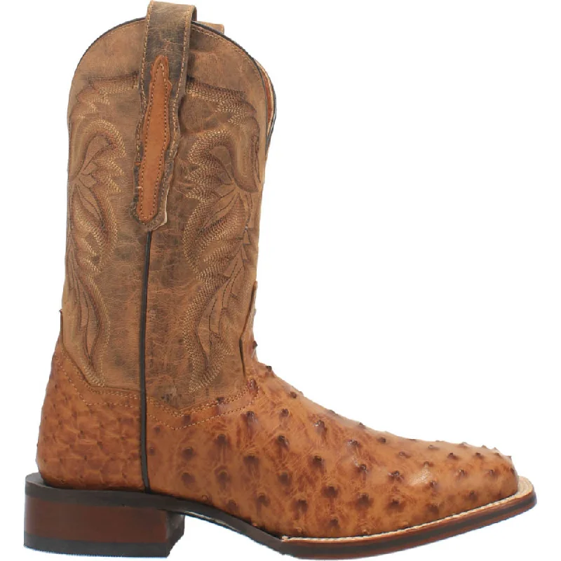 Must-Have Shoe Styles Alamosa Ostrich Square Toe Cowboy Boots