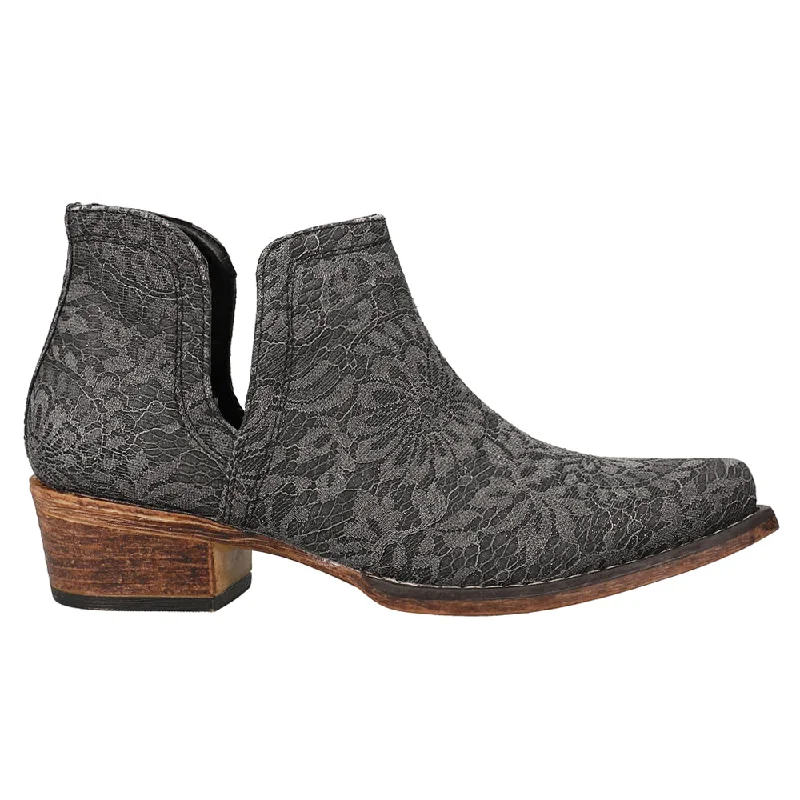 Seasonal Picks Ava Lace Snip Toe Cowboy Booties