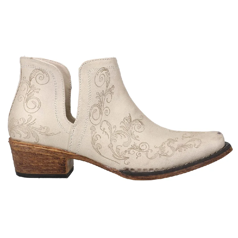 Limited Edition Ava Paisley Embossed Snip Toe Cowboy Booties