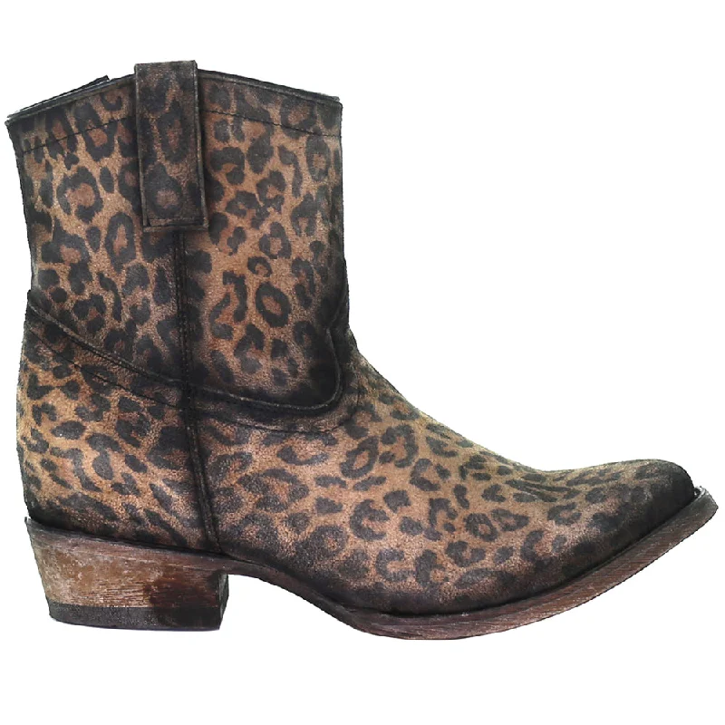 Flash Sale Starts Cheetah Round Toe Cowboy Booties